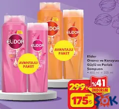 ELİDOR ONARICI VE KORUYUCU/GÜÇLÜ VE PARLAK ŞAMPUAN ELİDOR ONARICI VE KORUYUCU/GÜÇLÜ VE PARLAK ŞAMPUAN